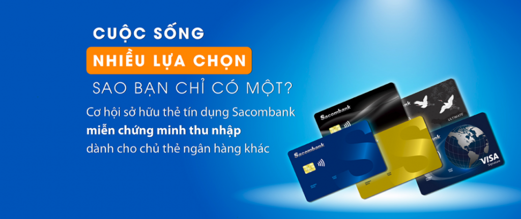 Đáo hạn thẻ tín dụng Sacombank Hà Nội